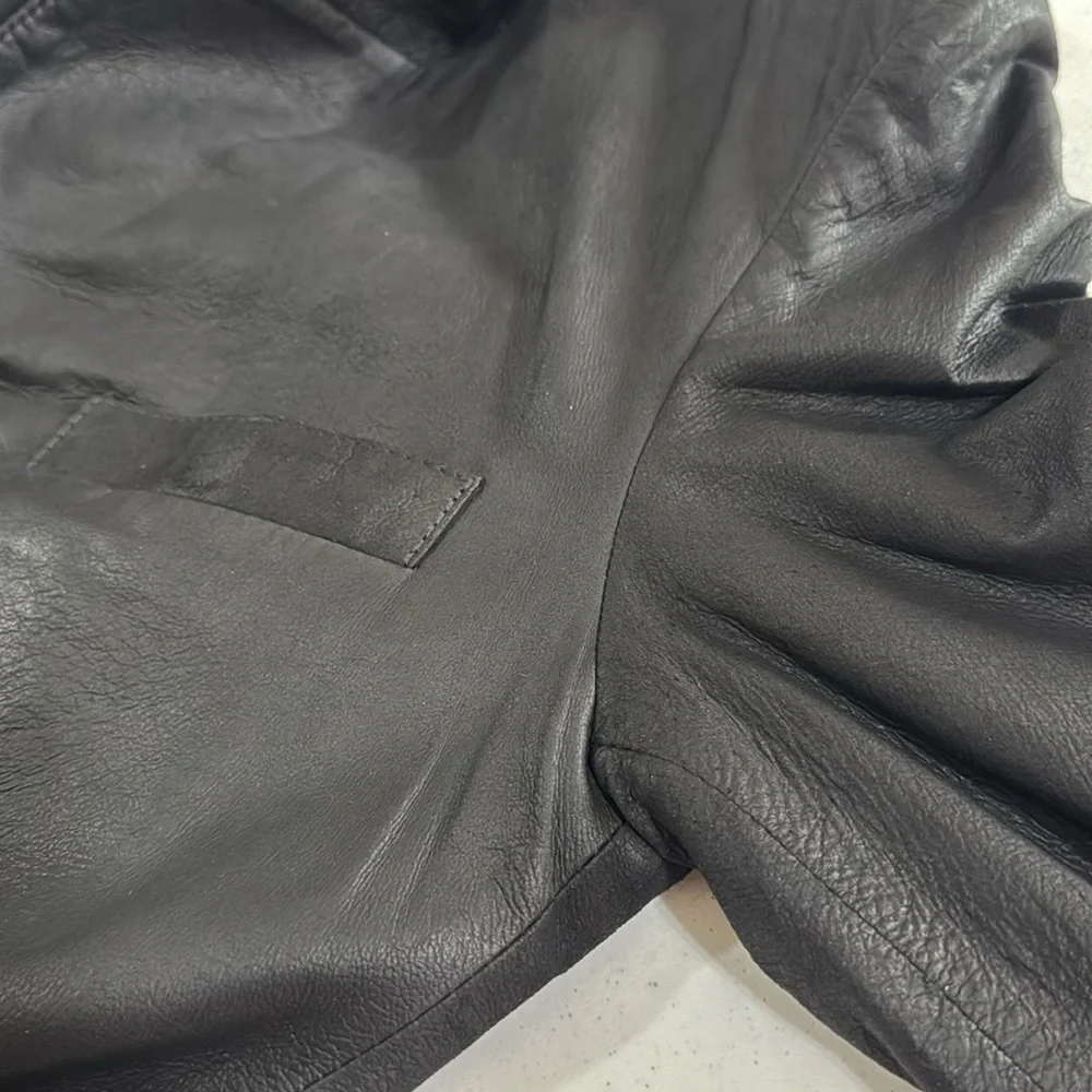 Remy Lamb Leather Blazer Men Size 42 - Picture 12 of 13